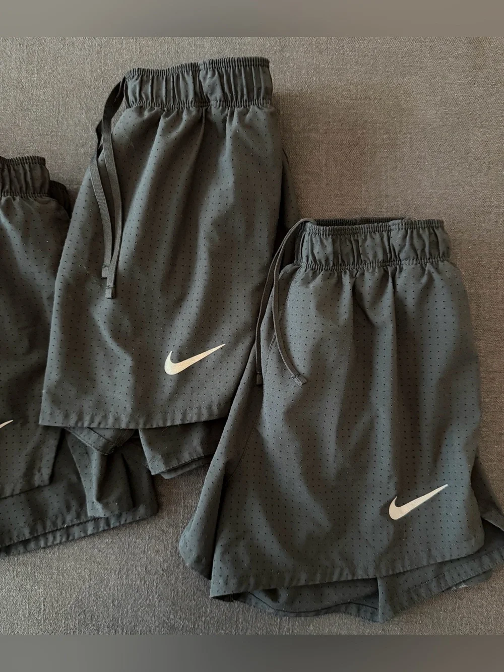 Nike Black Dri-FIT 3in Lined Running Shorts - XS - Lot of 4